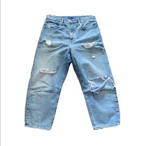 Levi’s Made & Crafted Barrel Crop Jeans